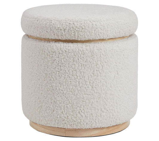 Linon Home Goldie Storage Ottoman