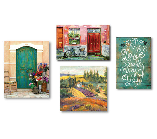 Courtside Market Tuscan Sun 4-Piece Canvas Set