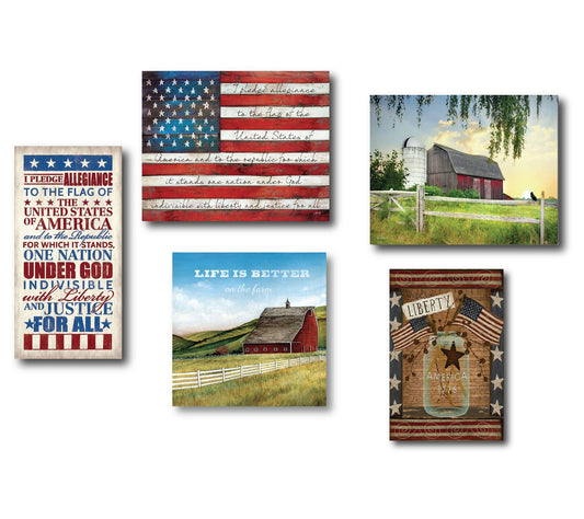 Courtside Market 5-Piece Canvas Set