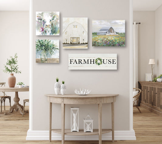 Courtside Market Clam Farmhouse 5-Piece Canvas Set