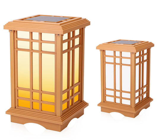 Techko 15.6" Solar Zen Lantern, Zero Series