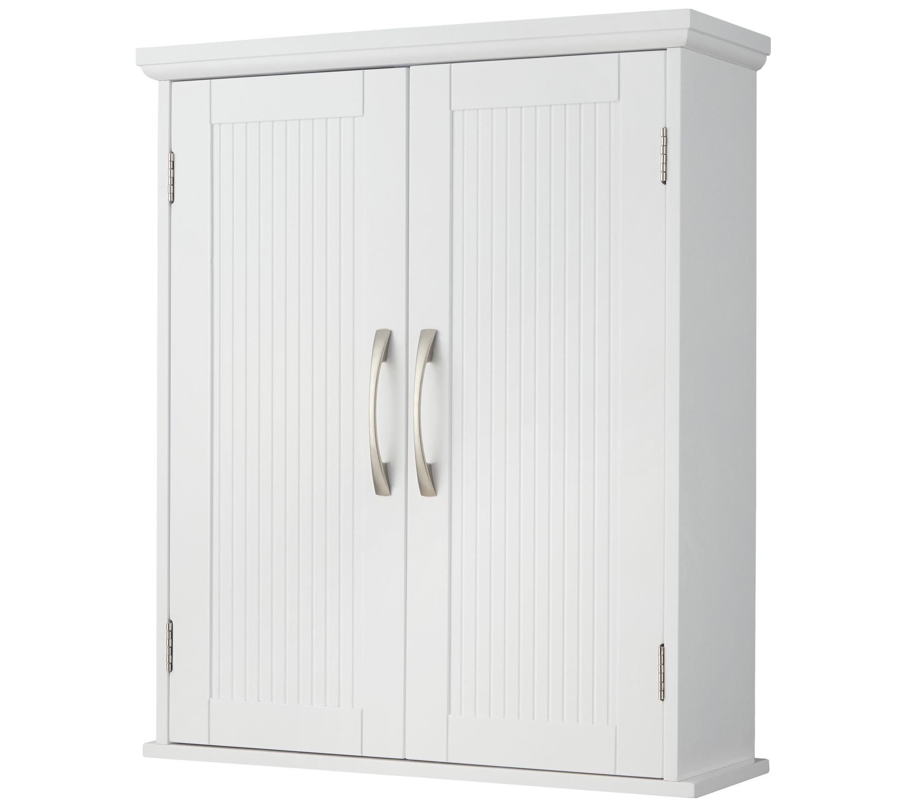 Newport Contemporary Wooden Wall-Mount Cabinet,White
