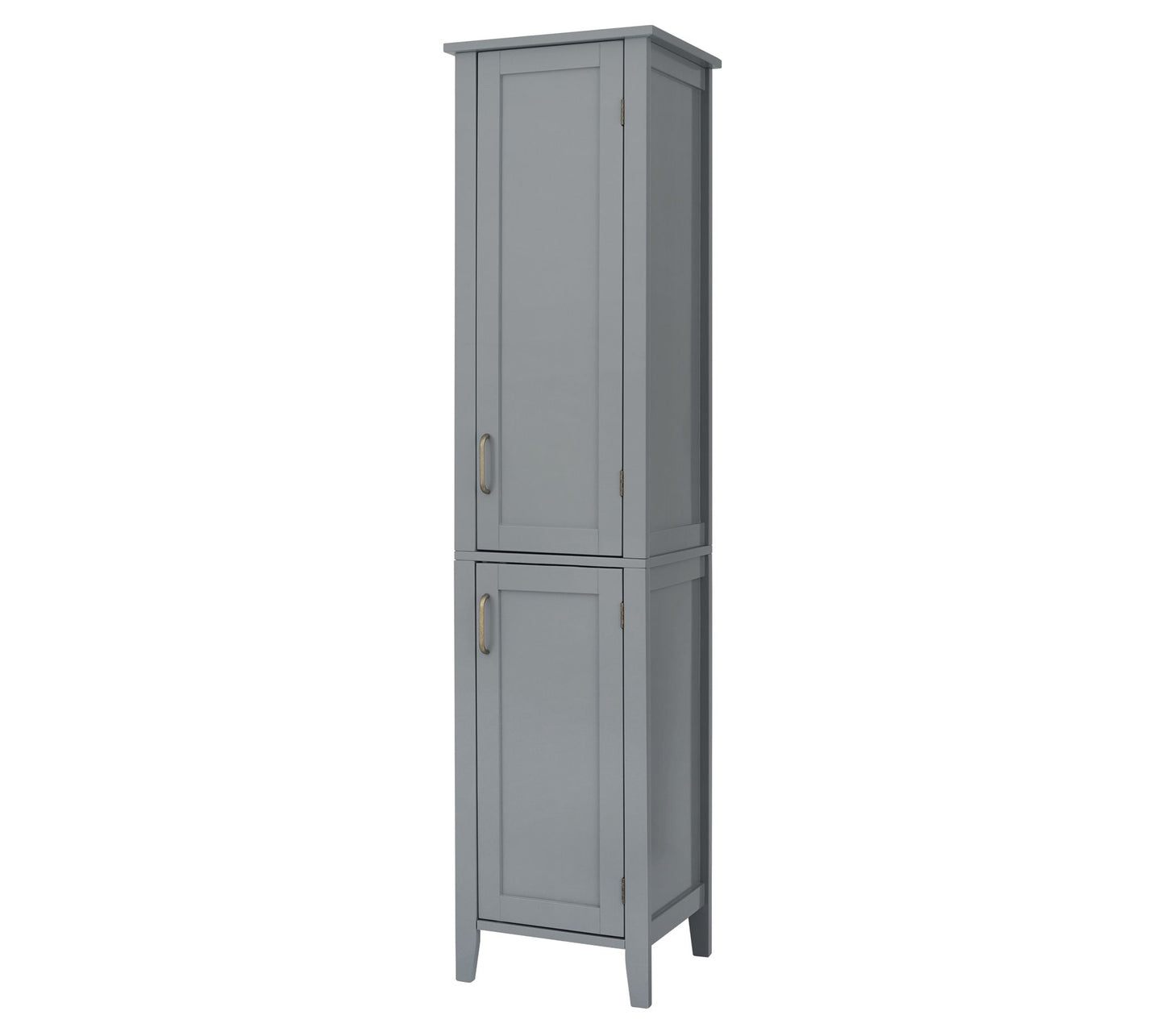 Mercer Mid-Century Modern Wooden Linen Tower Ca binet