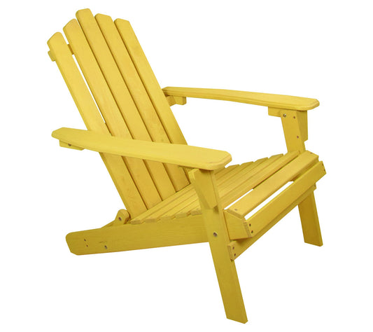 Northlight 36" Classic Folding Wooden Adirondack Chair