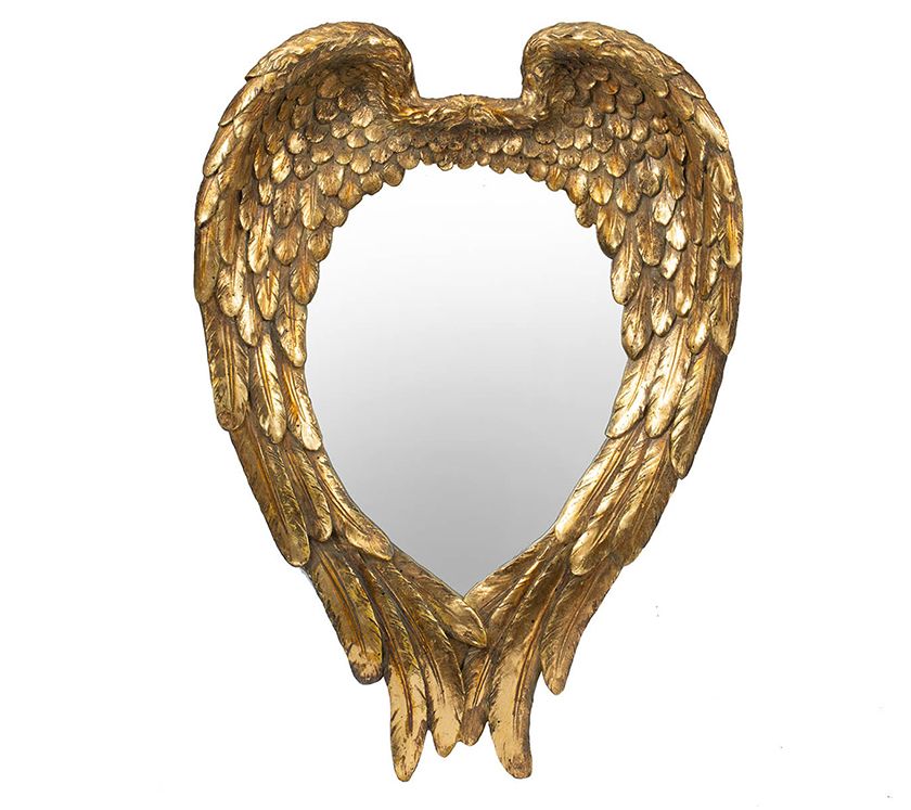 Held by an Angel Mirror by Valerie