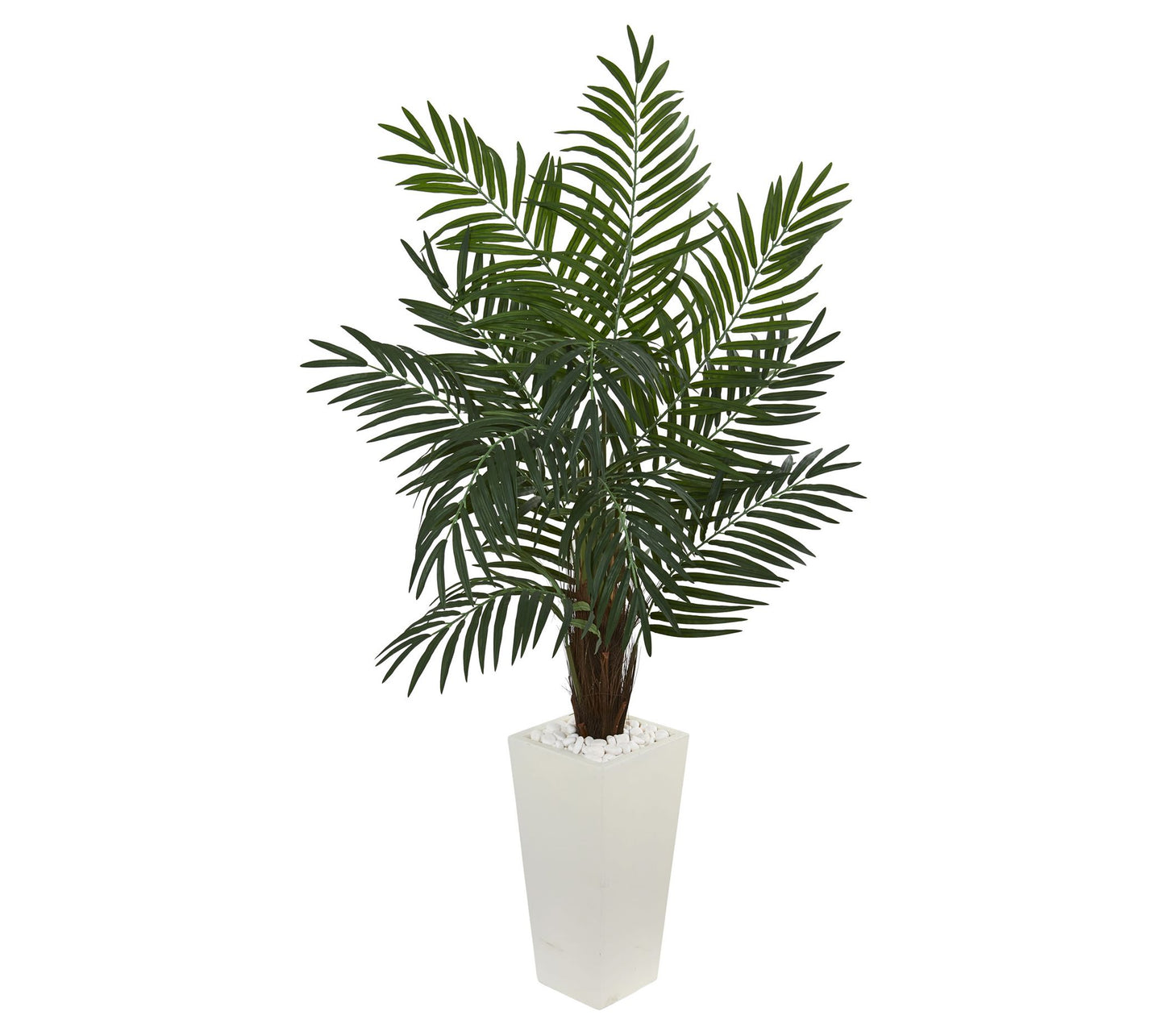 Nearly Natural 5.5' Areca Palm Tree in Tower Planter