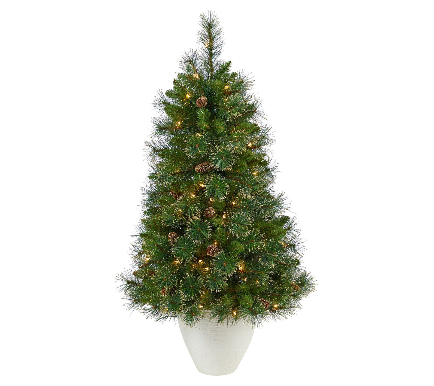 Nearly Natural 50" Golden Tip Tree w/100 ClearED