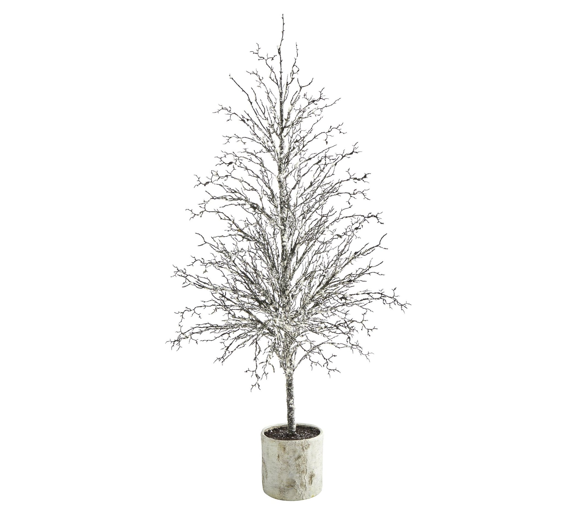 Nearly Natural 6' Snow Twig Tree in Decorativelanter