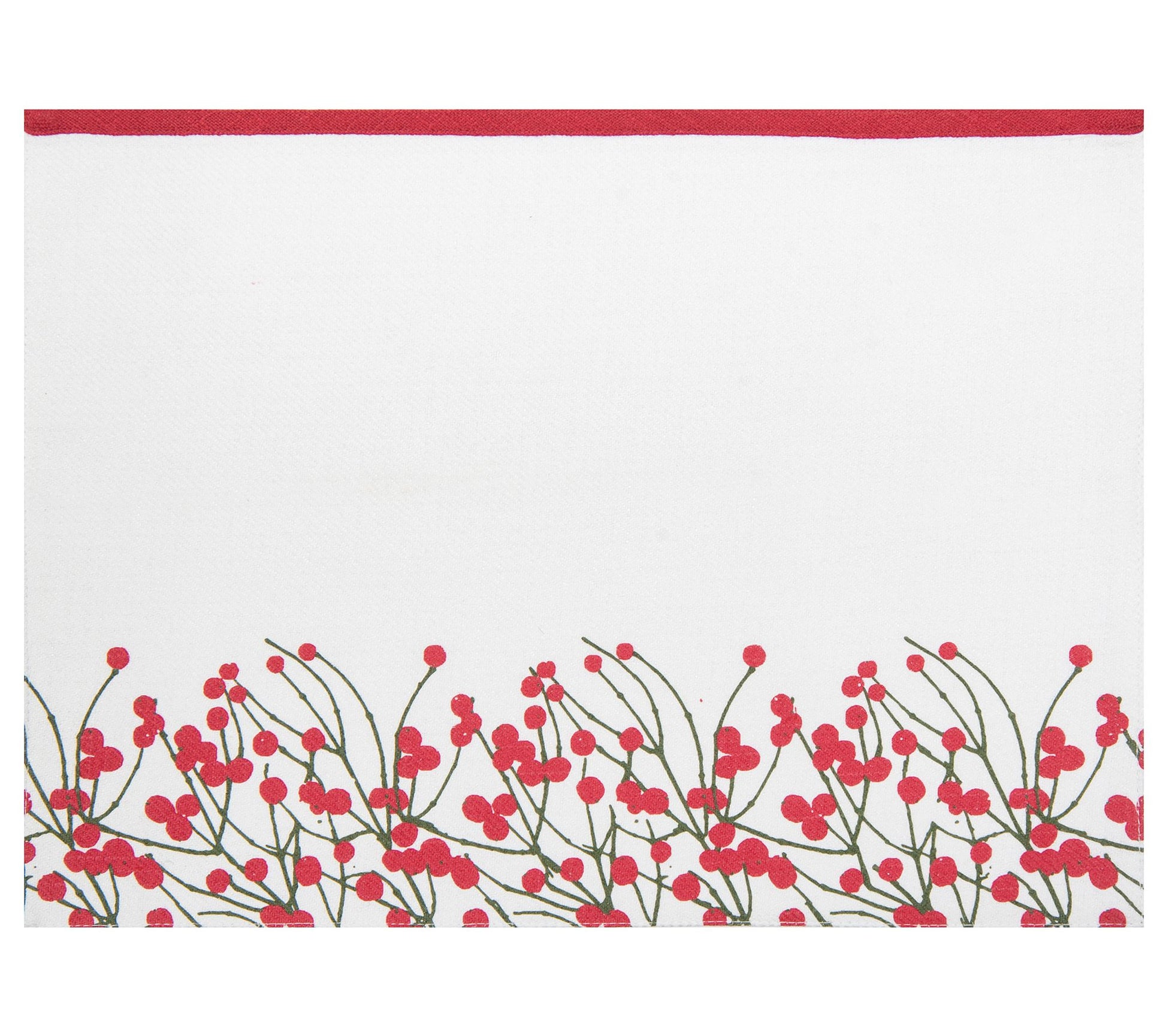13" x 18" Berries Embroidered Placemat Set of 6by Valerie