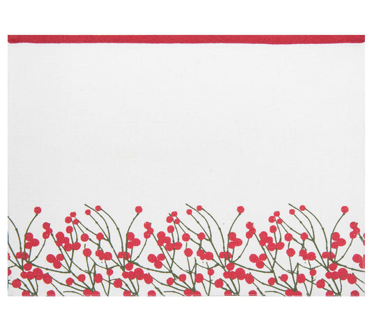 13" x 18" Berries Embroidered Placemat Set of 6by Valerie