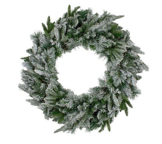 Northlight Frosted Wreath w/Pinecones