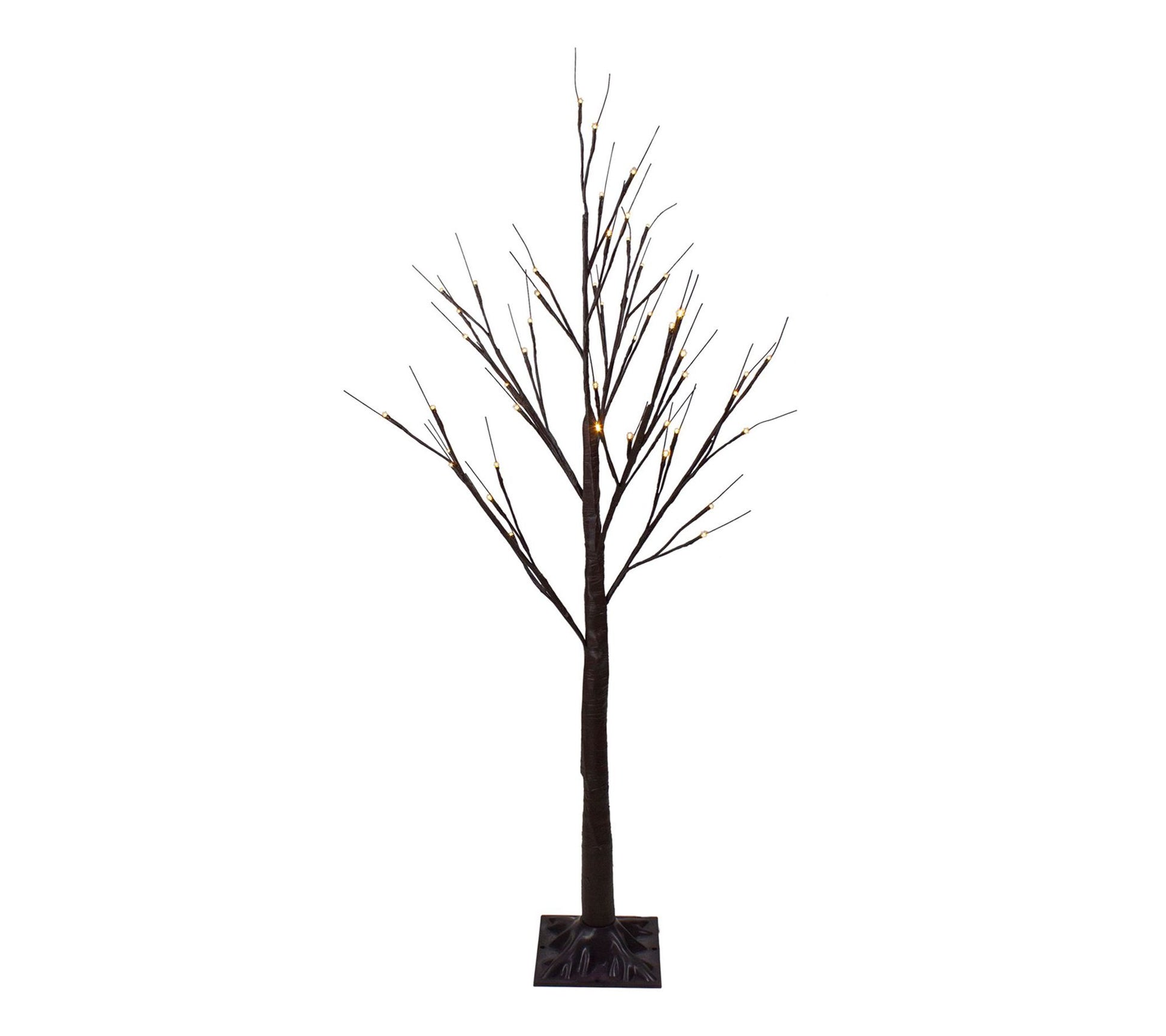 Northlight 4' Brown Birch Twig Tree Decor - WarWhite LIghts