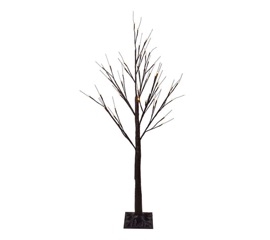 Northlight 4' Brown Birch Twig Tree Decor - WarWhite LIghts