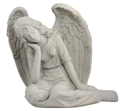 Northlight 17" Graceful Sitting Angel Garden Statue