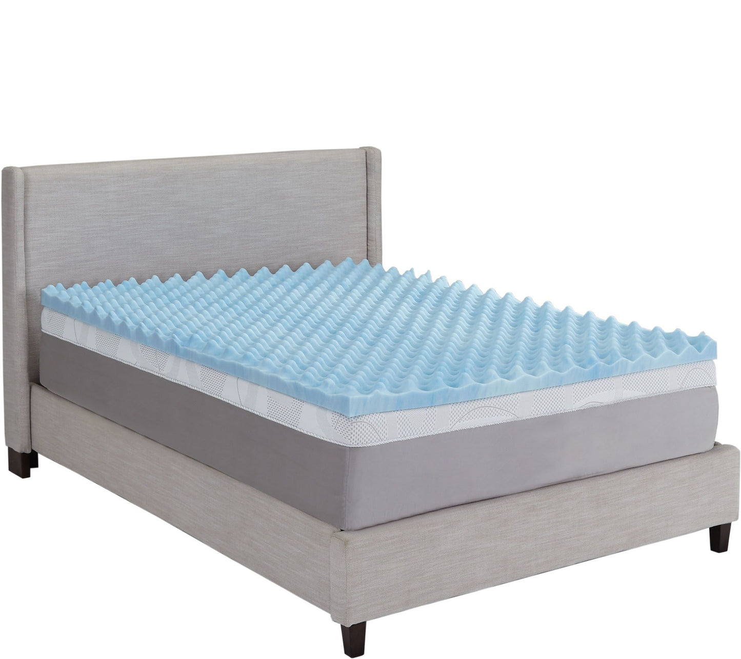 ComforPedic by Beautyrest 3" Mem. Foam Reversible KG Topper