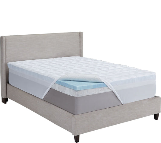 ComforPedic by Beautyrest Gel Mem. Foam/Fiber 3.5" QN Topper