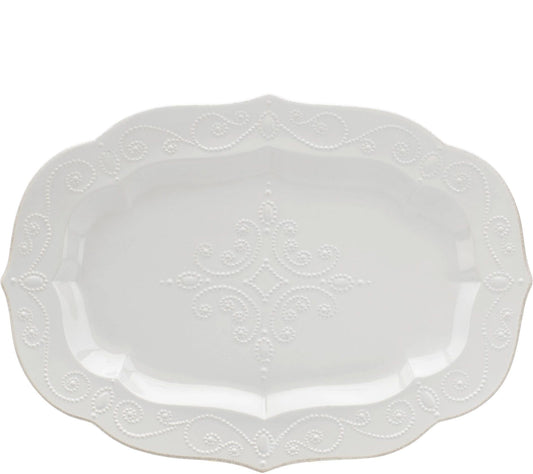 Lenox French Perle Large Serving Platter