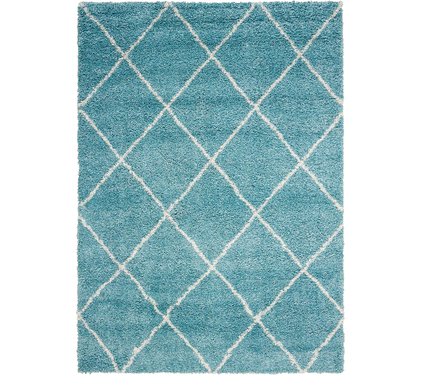 Nourison Brisbane 5' x 7' Trellis Shag Rug