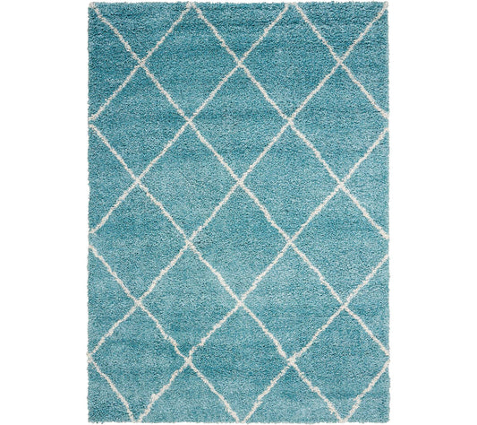 Nourison Brisbane 5' x 7' Trellis Shag Rug