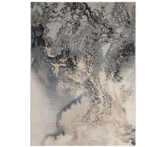 Nourison Maxell Grey 5'3" x 7'3" Area Rug