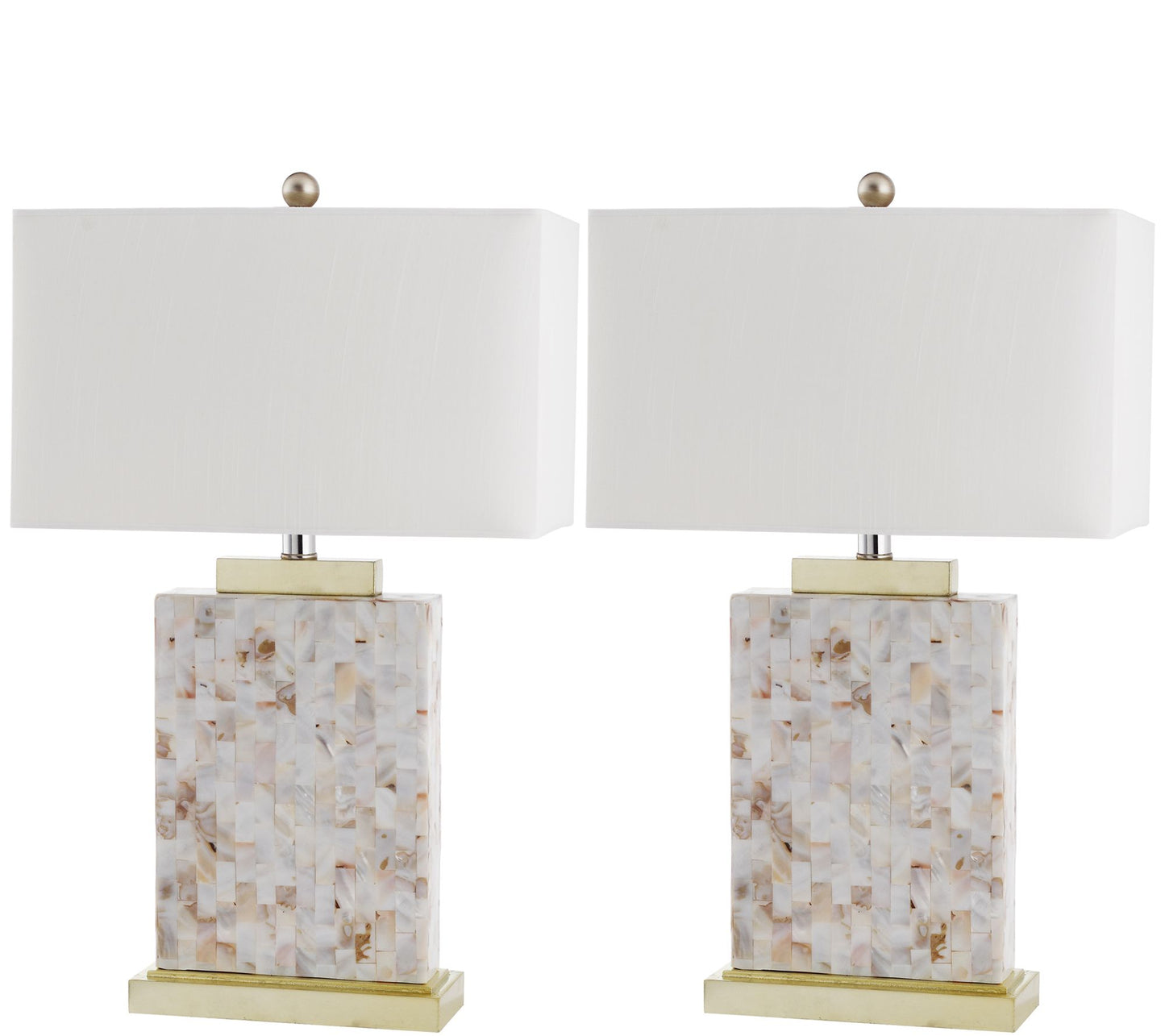 Safavieh Set of 2 Tory Shell Table Lamp