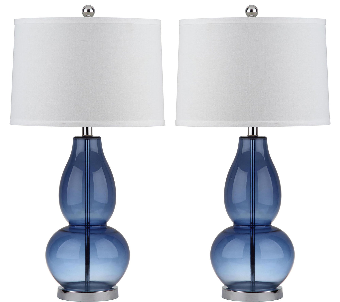 Set of 2 Mercurio Double Gourd Lamps by Valerie