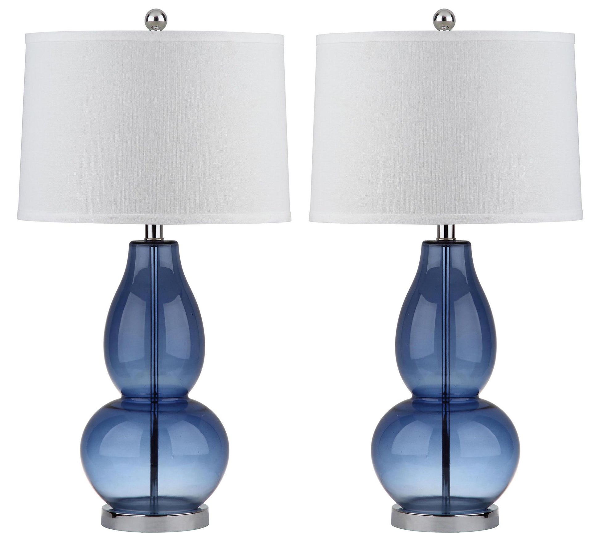 Set of 2 Mercurio Double Gourd Lamps by Valerie