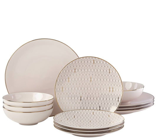 Lenox Trianna 12-Piece Dinnerware Set - Blush