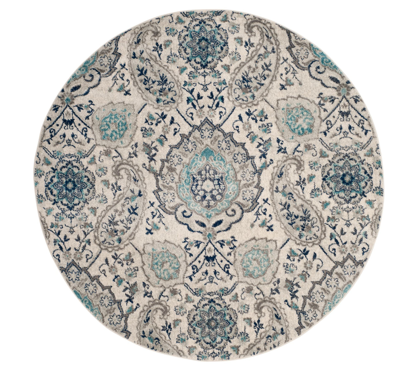 Madison 600 Collection 6'7" x 6'7" Round Rug