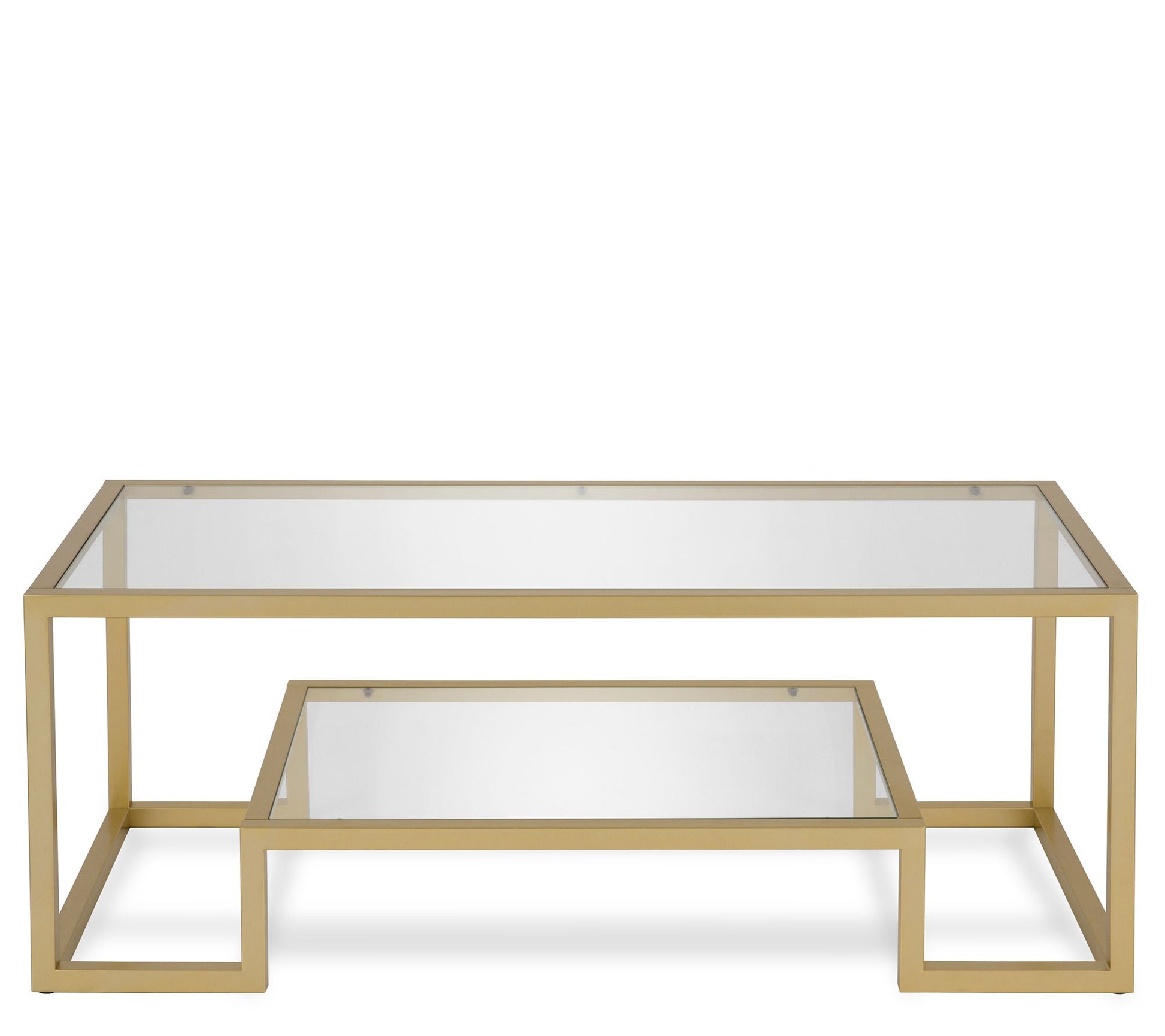Hudson&Canal Athena Contemporary Rectangular Coffee Table