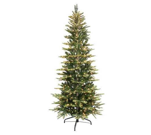 6.5' Slim Aspen Fir Artificial Tree 350 Clear Lights
