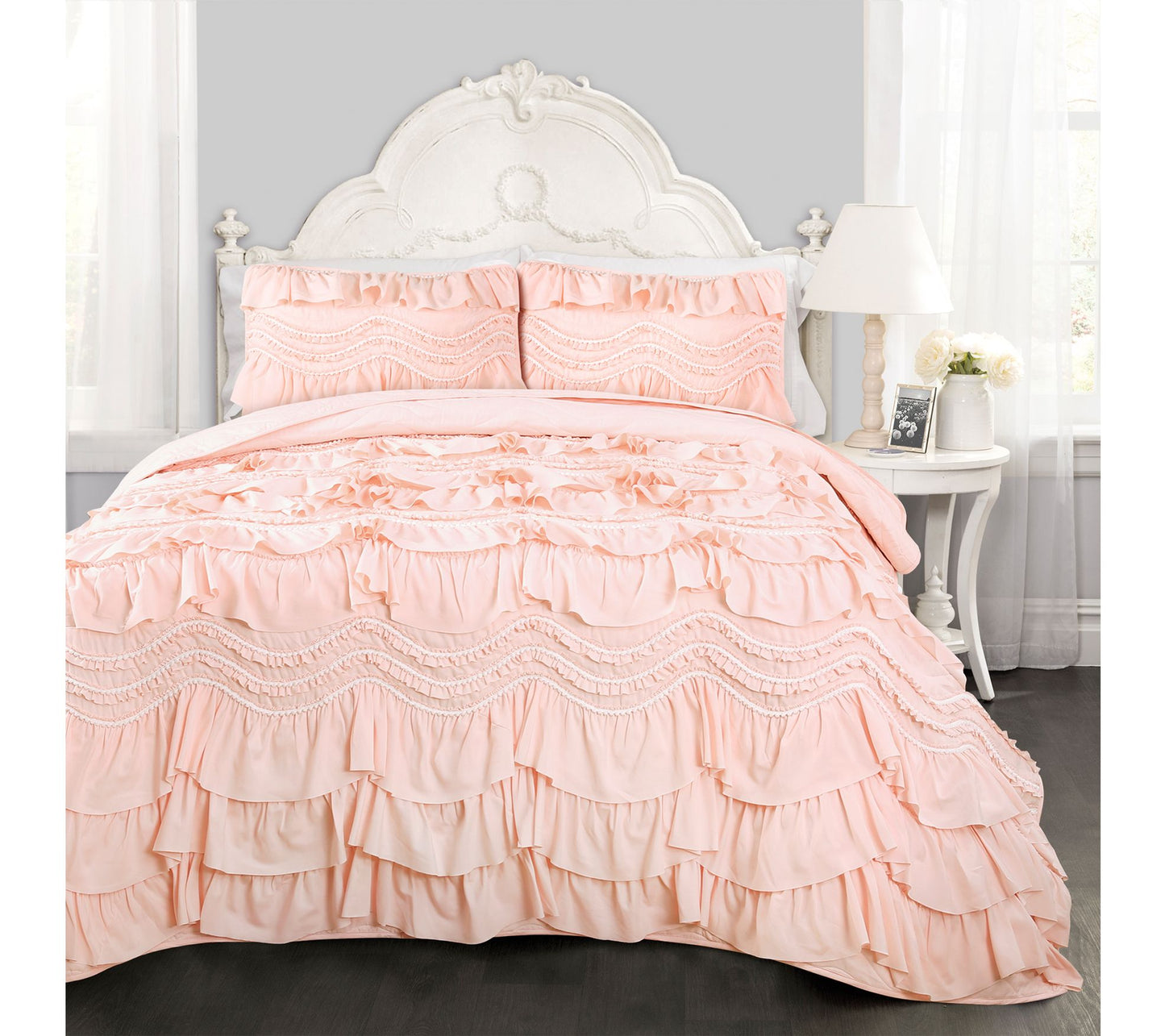 Kemmy Quilt 2-Piece Twin Quilt Set by Lush Decor