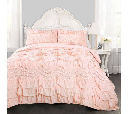 Kemmy Quilt 2-Piece Twin Quilt Set by Lush Decor