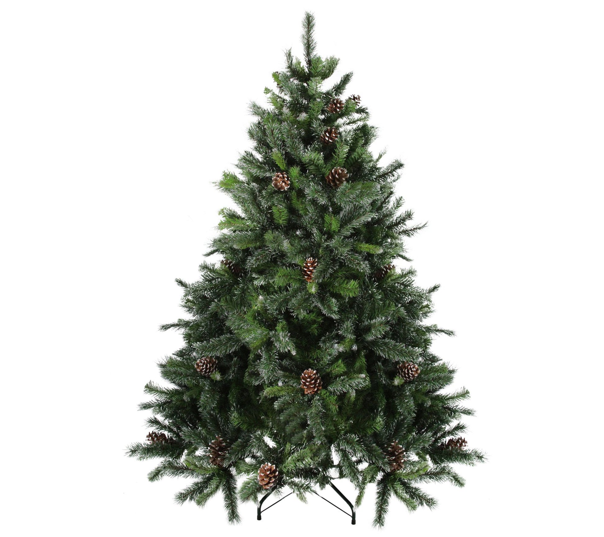 Northlight Snowy Delta Pine with Pinecones Christmas Tree