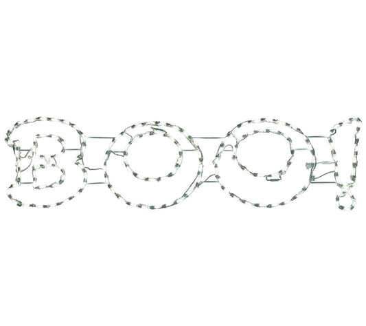 Haunted Hill Farm Halloween Outdoor LED Lights,BOO Sign