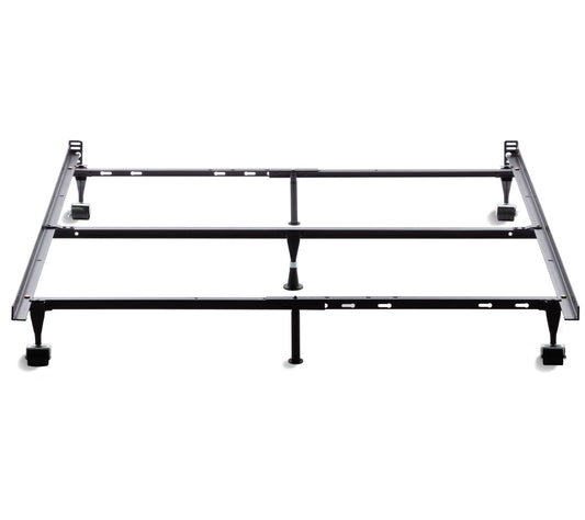 Brookside Adjustable Metal Bed Frame Queen-Twin-Glides