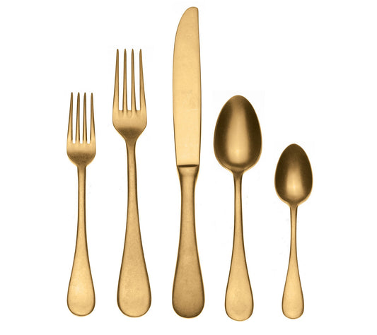Mepra 5-Piece Place Setting Vintage Oro