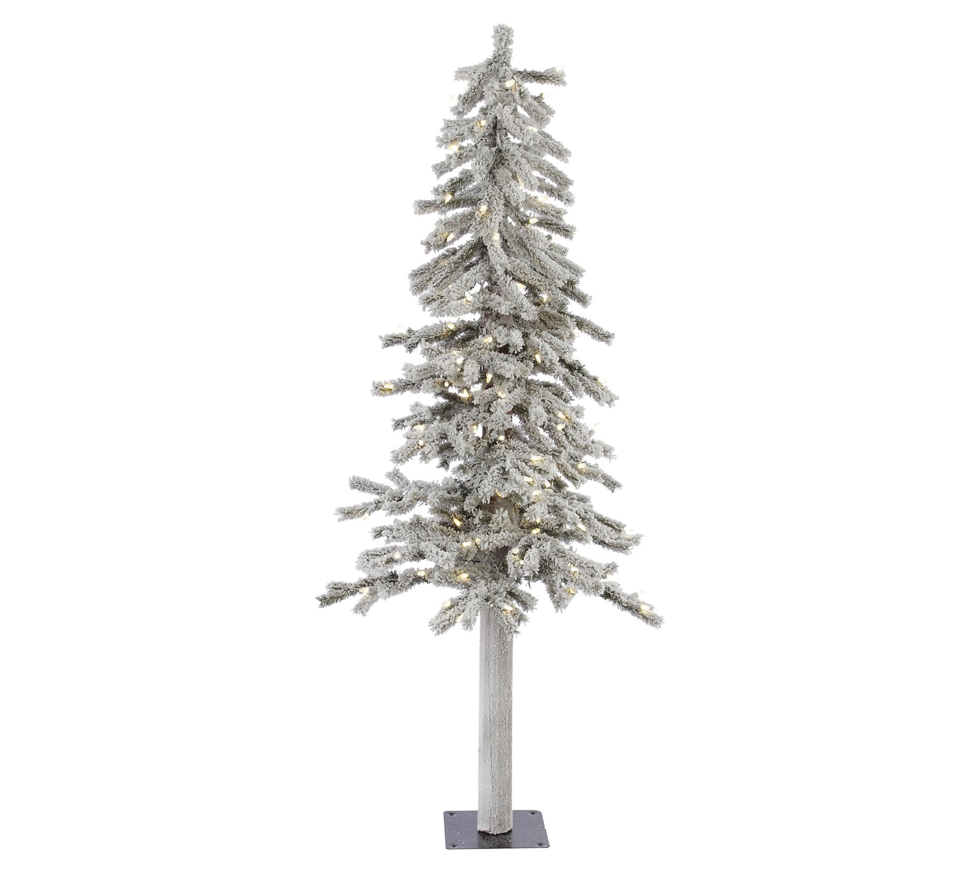 5' Flocked Alpine Tree by Vickerman