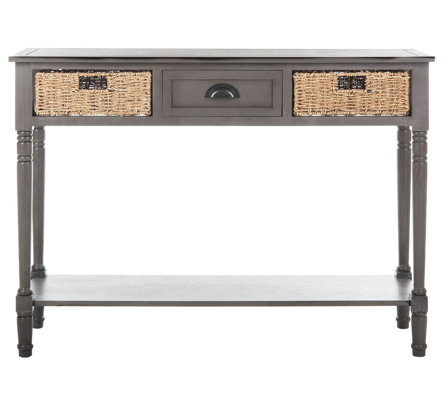 Safavieh Winifred Wicker Console Table With Storage