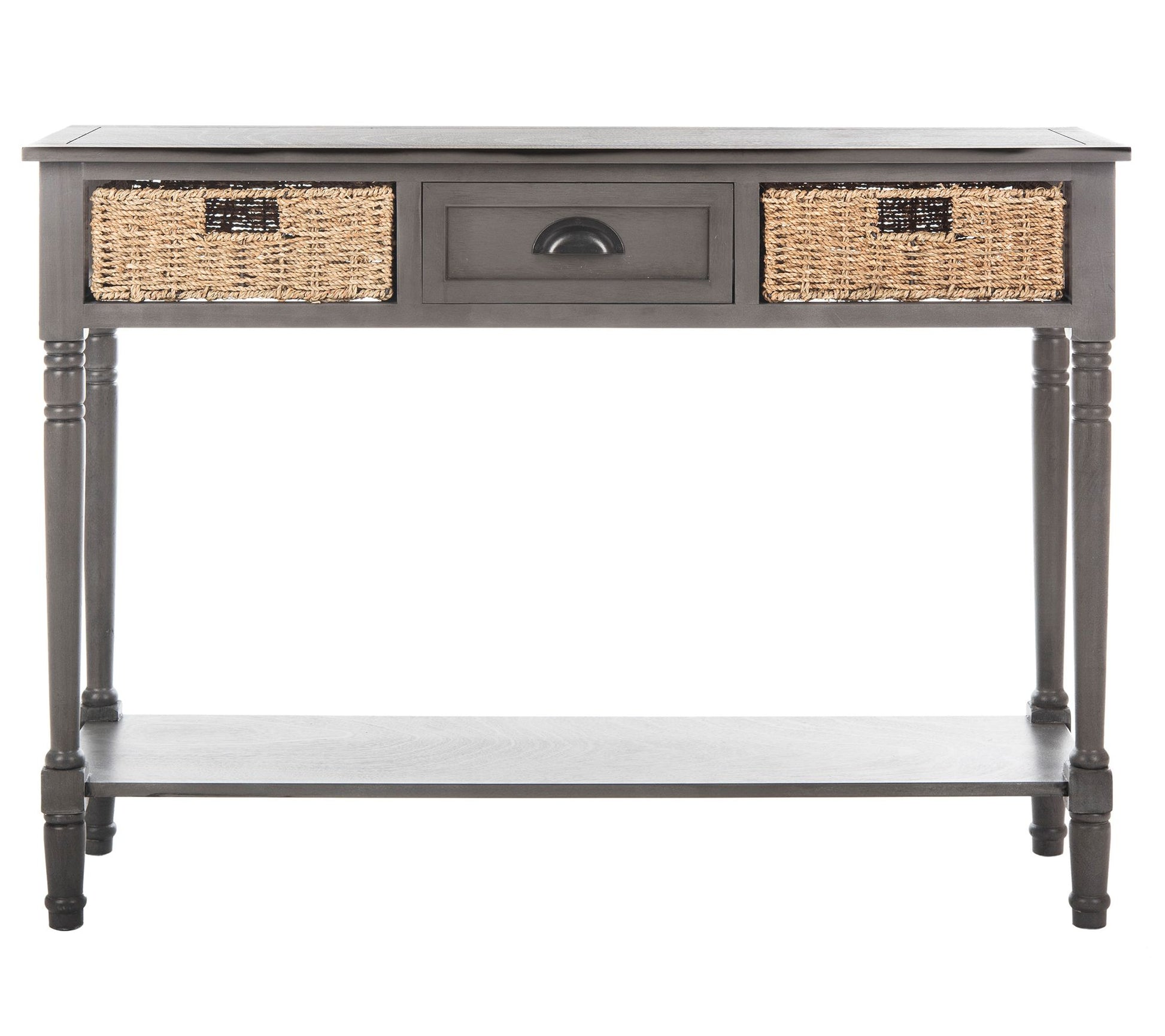 Safavieh Winifred Wicker Console Table With Storage