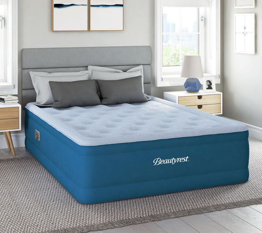 Beautyrest Comfort Plus 17" Air Mattress, Builtin pump, full
