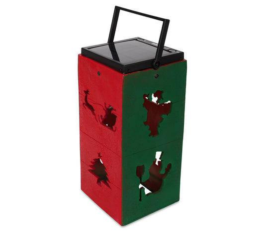 Techko Solar Decorative Portable Lantern - Chri stmas