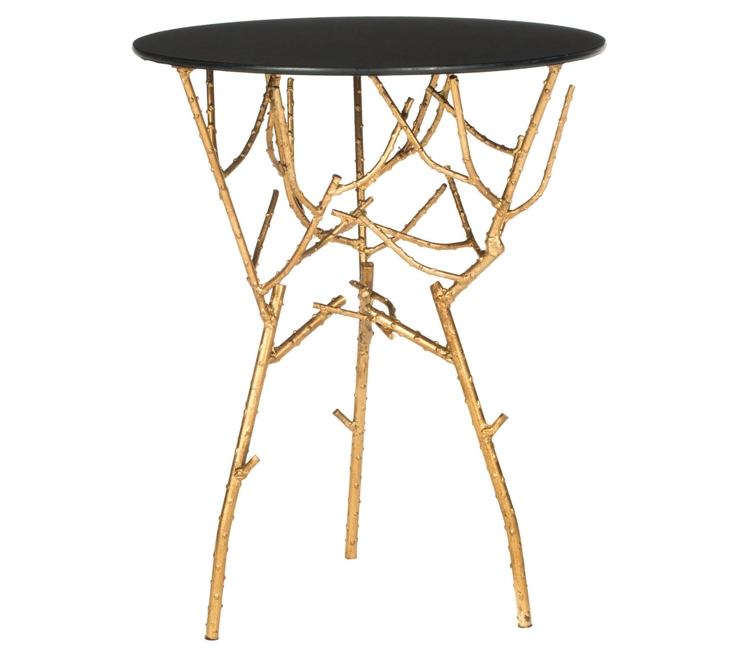 Safavieh Tara Branched Glass Top Gold Accent Table