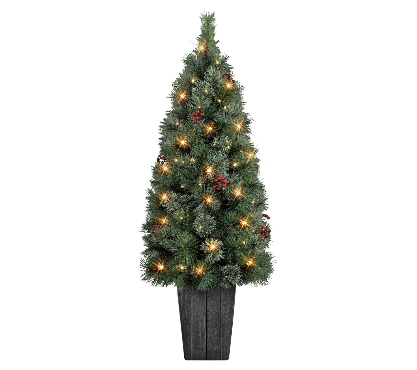 Puleo 4' B/O Potted Cascade Pine Tree