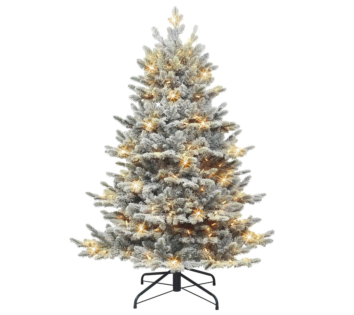 Puleo 4.5' Pre-lit Flocked Royal Majestic Douglas Fir