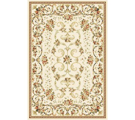 Lyndhurst 5'3" x 7'6" Garden Floral Power Loomed Rug