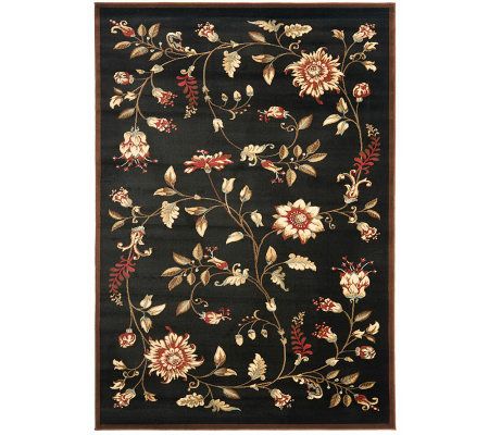 Lyndhurst Floral Swirl Power Loomed 5'3" x 7'6"Rug