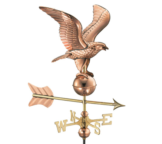 Eagle Cottage Weather Vane with Mount by Good Directions
