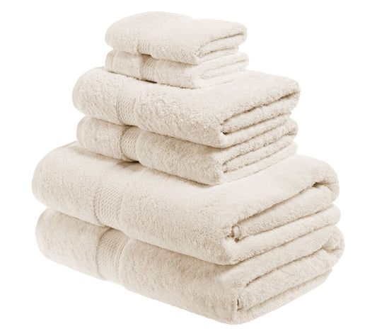 Superior Madison Egyptian Cotton Pile Plush 6-Piece Towel Set