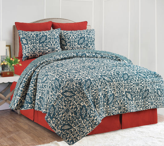 C&F Home Madison Adriatic King Quilt Set